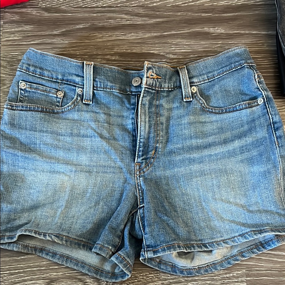 Levi’s light wash shorts